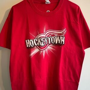 NHL Red Crewneck Tee